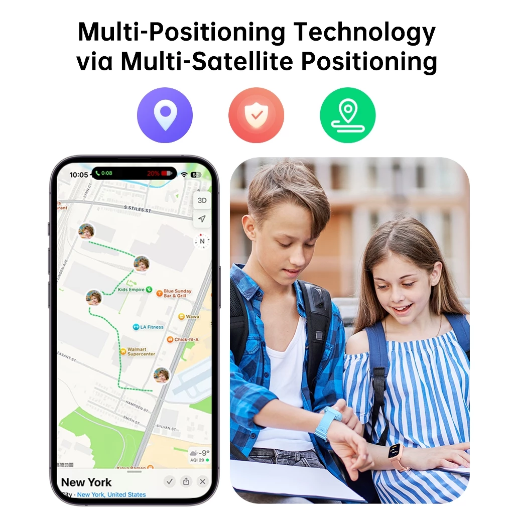 Awei H29 Kids Smart Watch SIM Card GPS Tracker