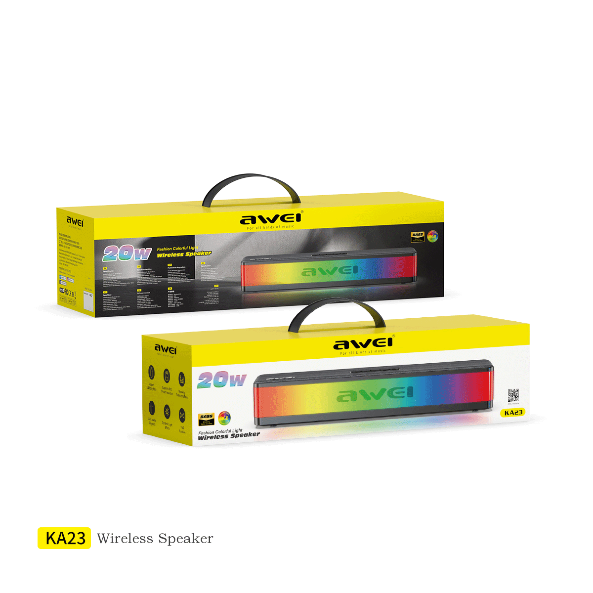 Awei KA23 RGB lighting Desktop Bluetooth Speaker