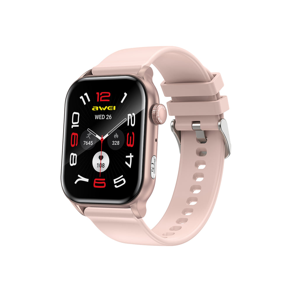 AWEI H60 Smart Watch (1.95" AMOLED Display, Built-in Flashlight, Bluetooth Calling)