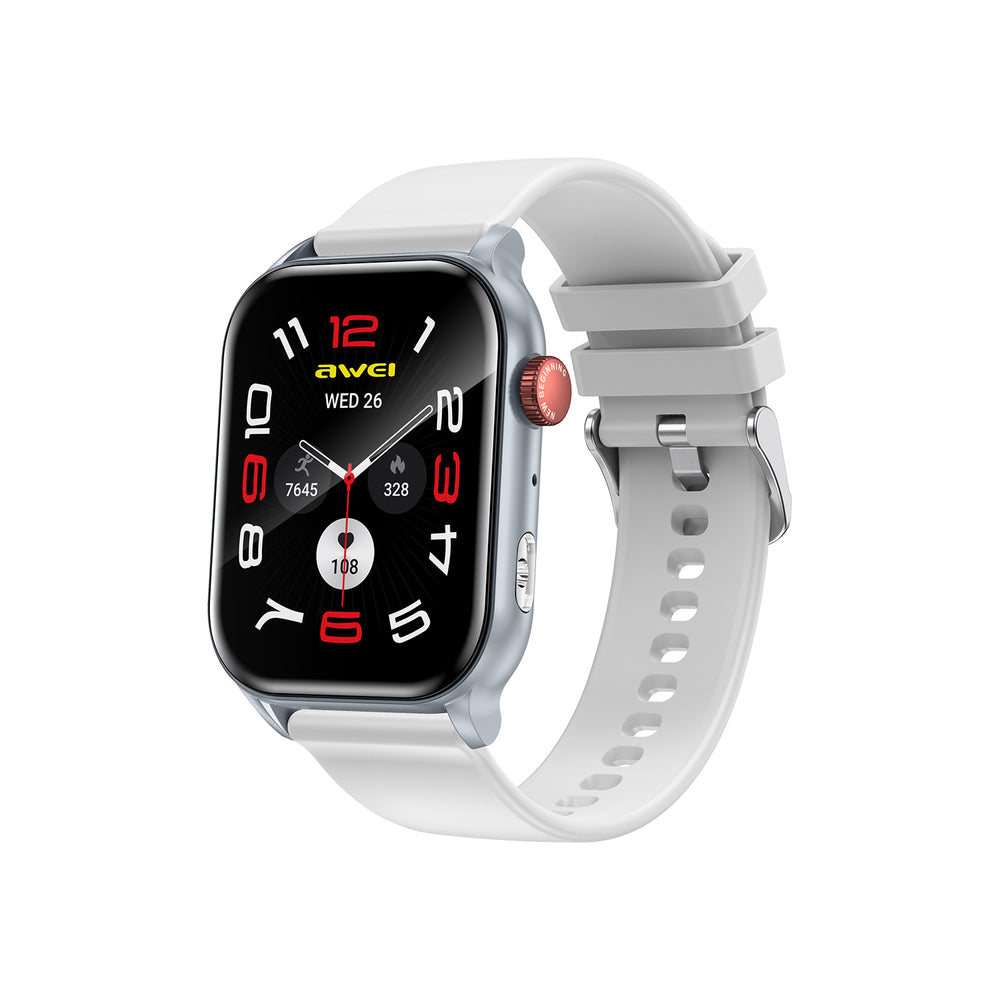 AWEI H60 Smart Watch (1.95" AMOLED Display, Built-in Flashlight, Bluetooth Calling)