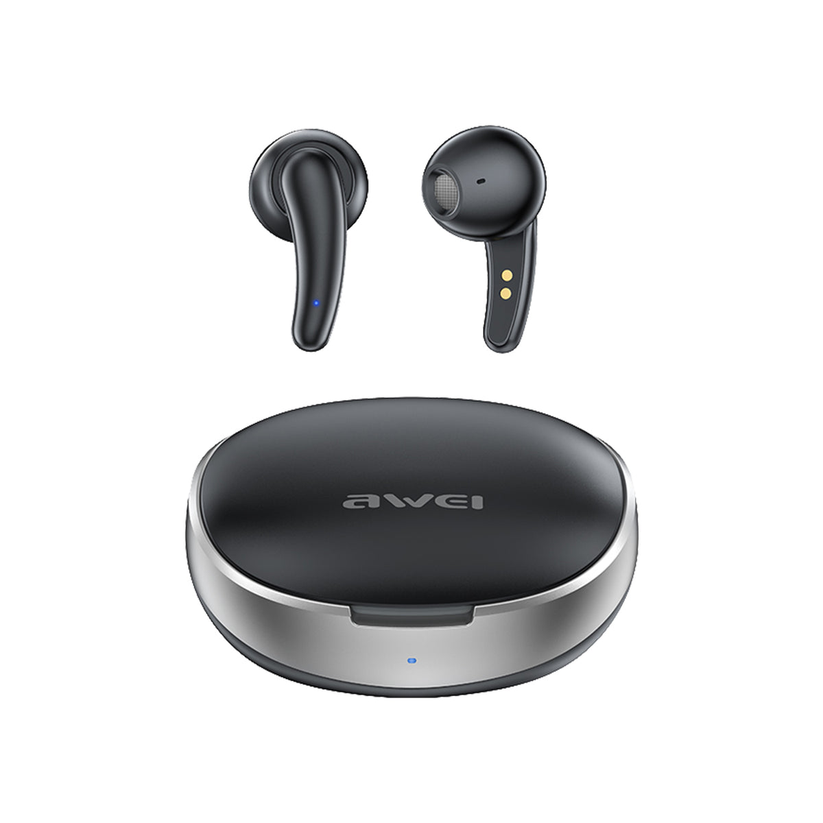 AWEI T75 Wireless Earbuds (Half-In-Ear, 13mm Dynamics, 30H Playtime)
