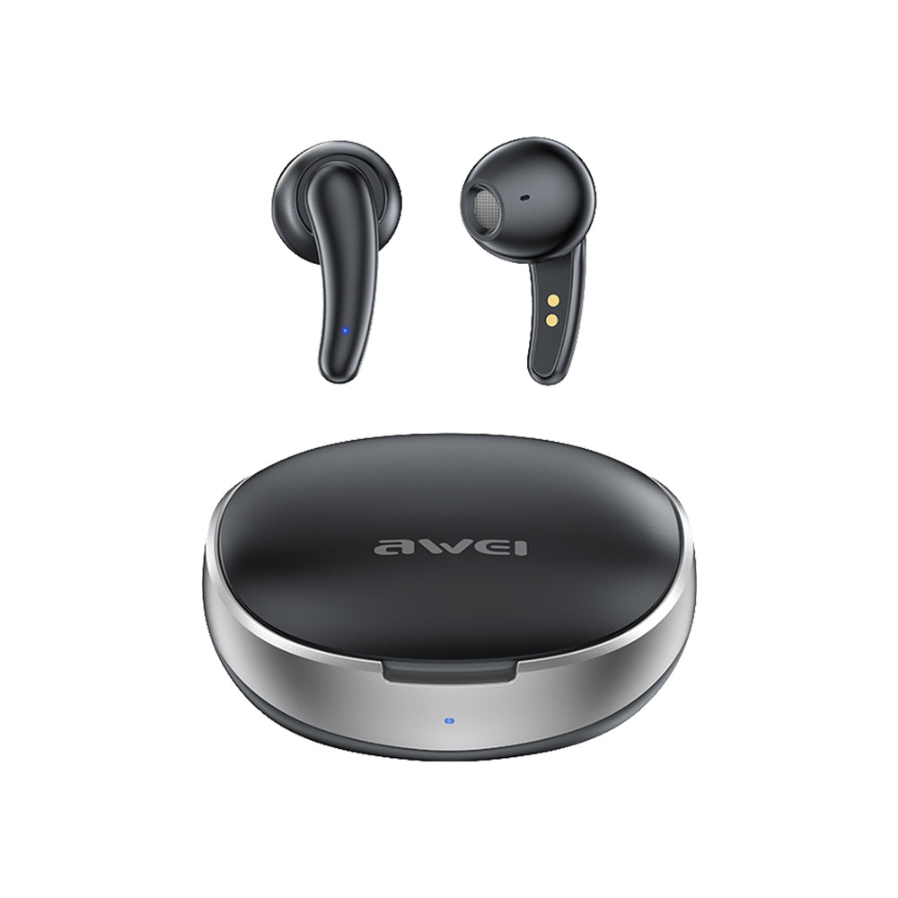 AWEI T75 Wireless Earbuds (Half-In-Ear, 13mm Dynamics, 30H Playtime)