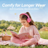 Awei AT51 Kids Wireless Headset (Active Noise Cancellation,dual-mode versatility,Safe,Comfy)