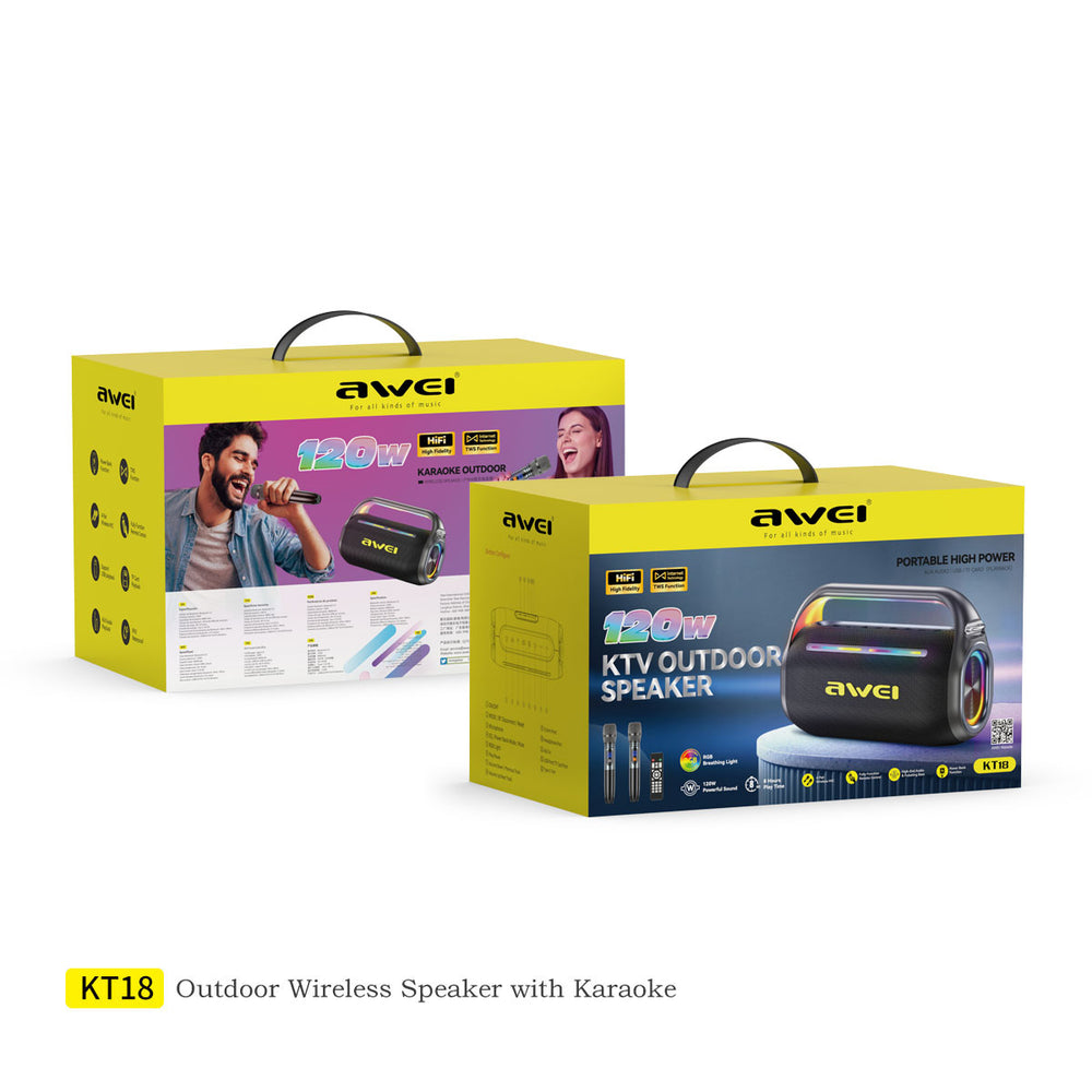 Awei KT18 Speaker (120W Audio)